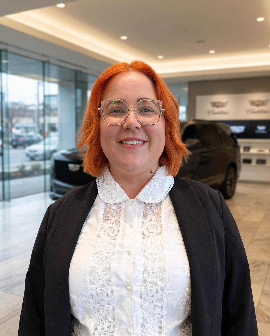 Gauthier Cadillac sales specialist in the Cadillac Experience Centre