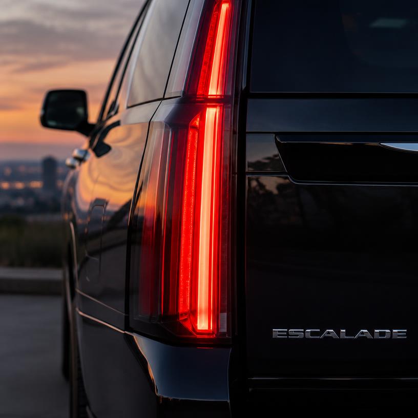 Cadillac LED tail light detail